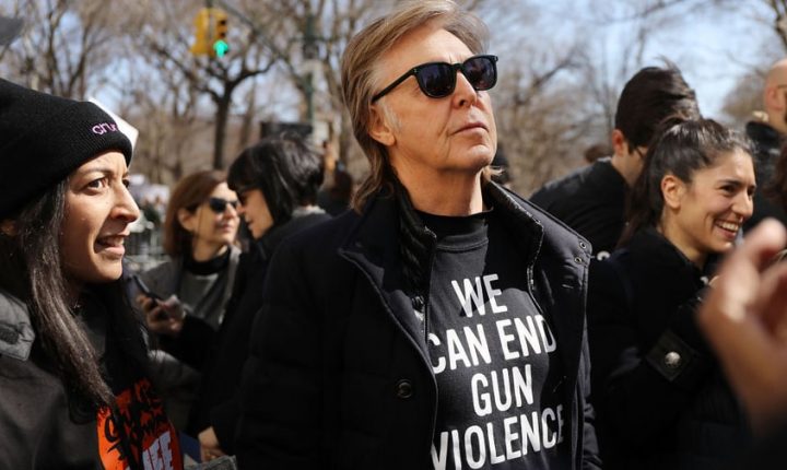 Paul McCartney Attends March for Our Lives Rally in New York