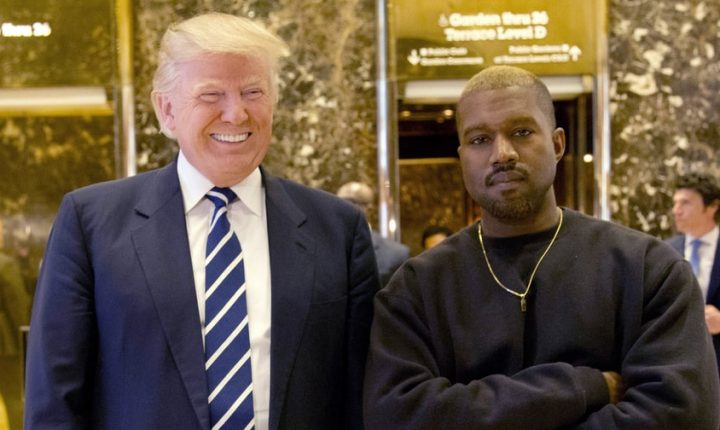 Donald Trump Thanks Kanye West for Boost in Approval Rating