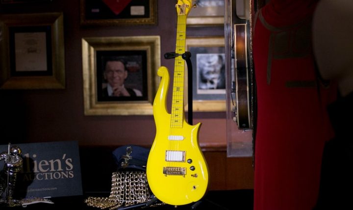 Prince’s Yellow Cloud Guitar Sells for $225,000 at New York Auction