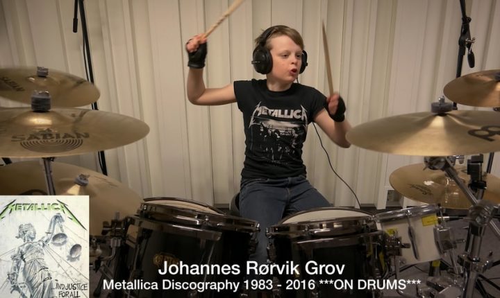 Watch 10-Year-Old Drummer Cover Metallica’s Entire Discography in 12 Minutes