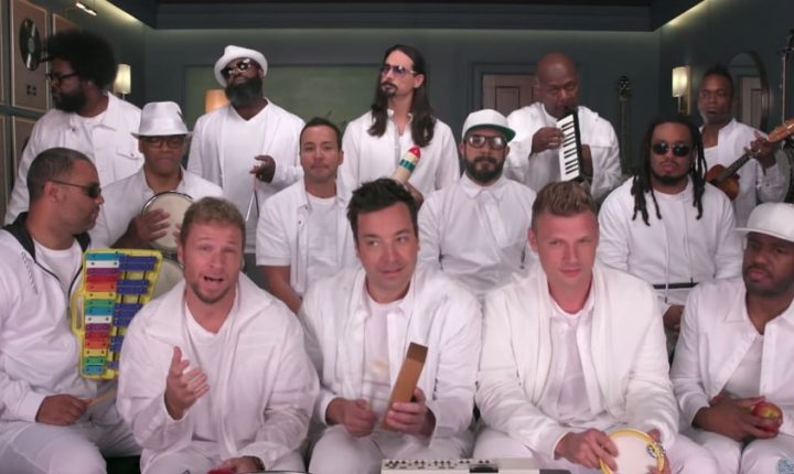 See Backstreet Boys, Fallon Play ‘I Want It That Way’ With Classroom Instruments