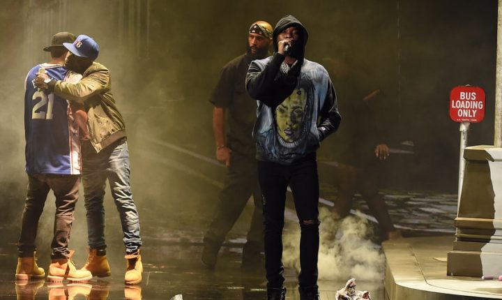 Watch Meek Mill Perform New Song ‘Stay Woke’ With Miguel at BET Awards
